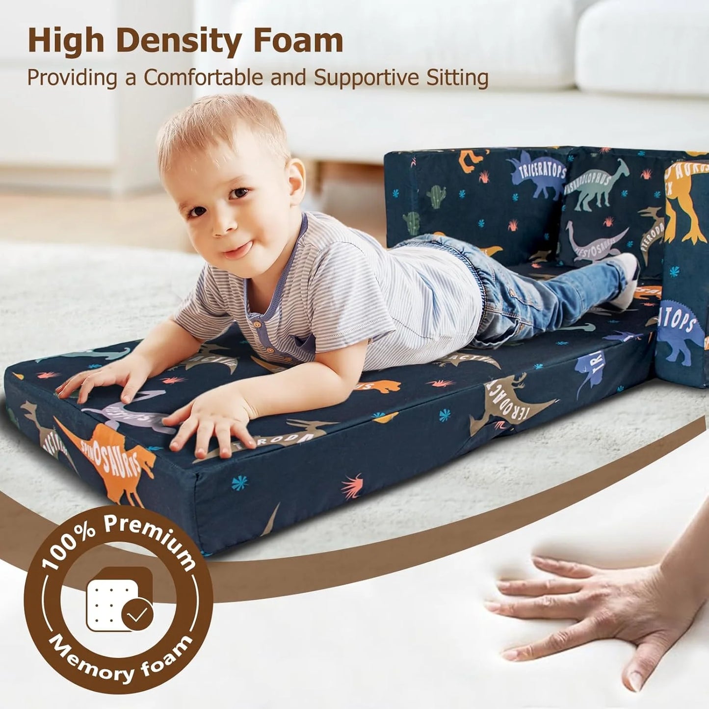 Beavtaens Kids Couch(Dinosaur)