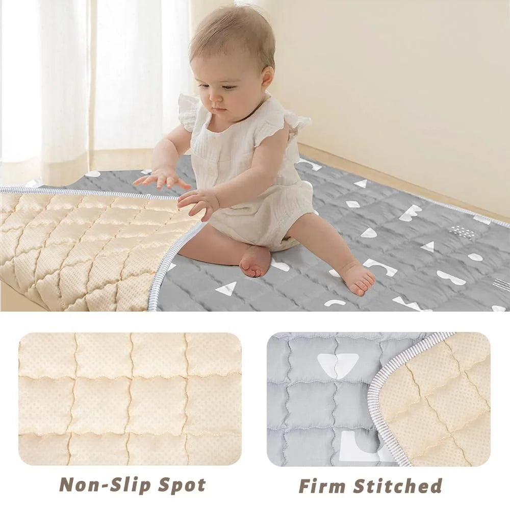 Beavtaens 50x50 Baby Play Mat(Boho Gray)