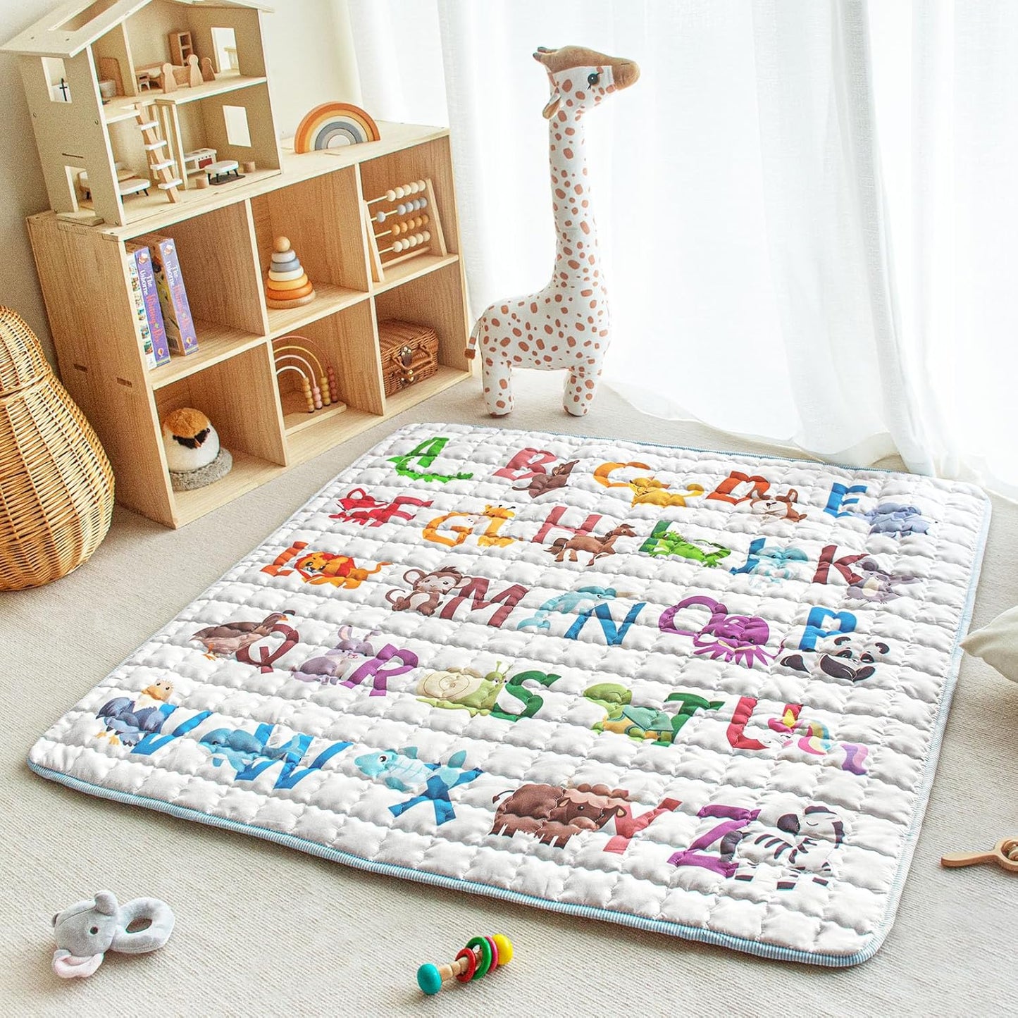 Beavtaens 50x50 Baby Play Mat (Animal Alphabets)