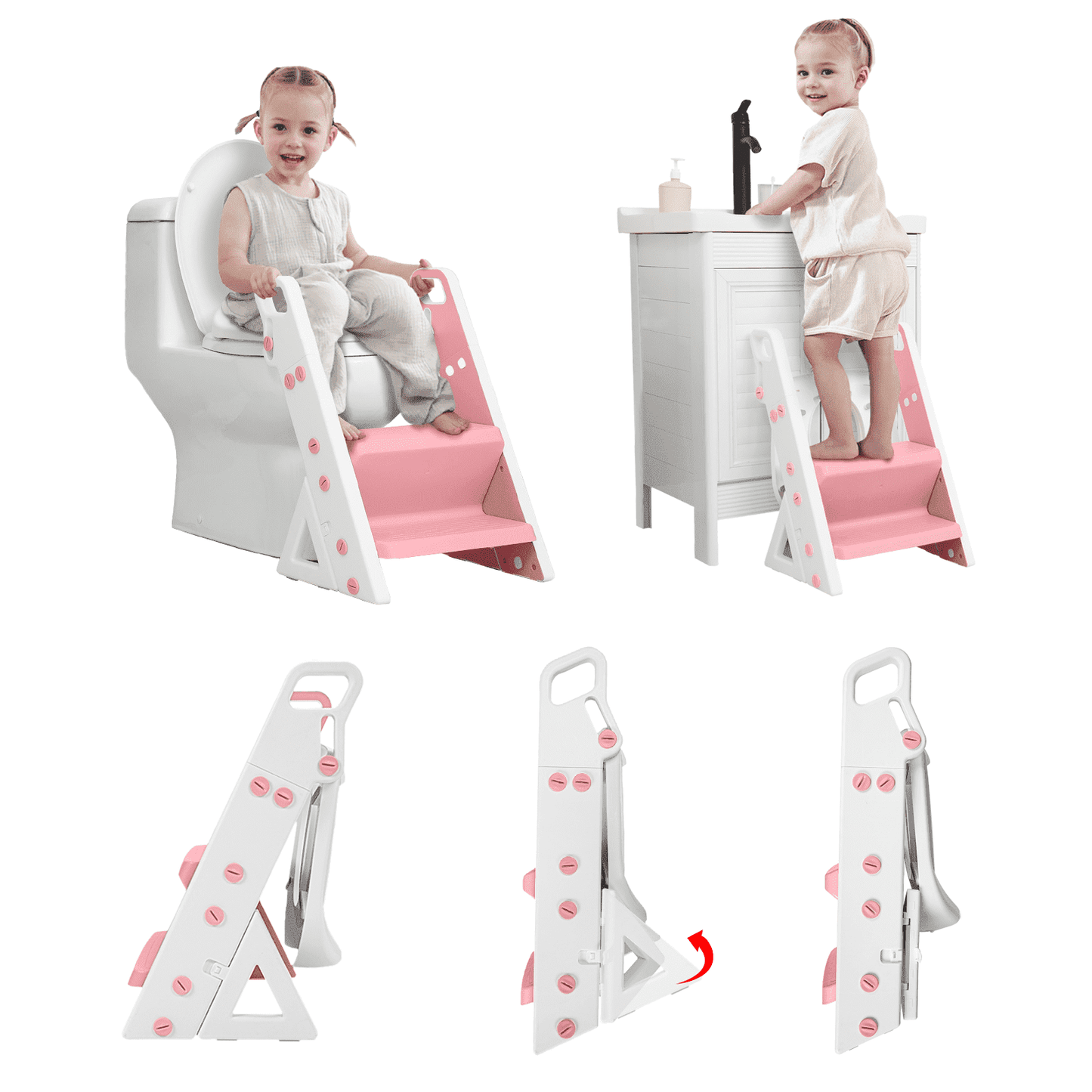 Beavtaens Toddler Potty Training Seat - Light Pink