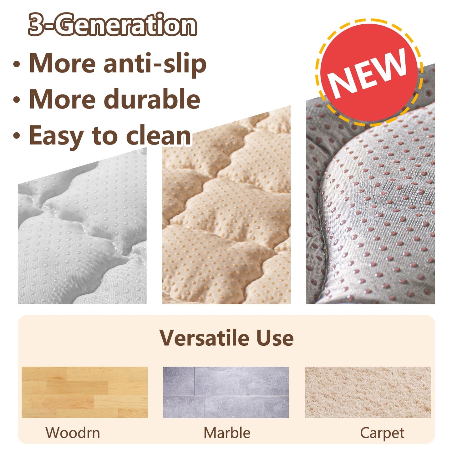 Beavtaens Baby Play Mat 71"*59" - Boho Nature