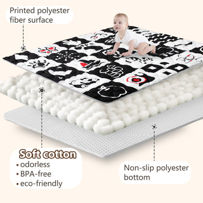 Beavtaens Baby Play Mat 71"*59" - High Contrast