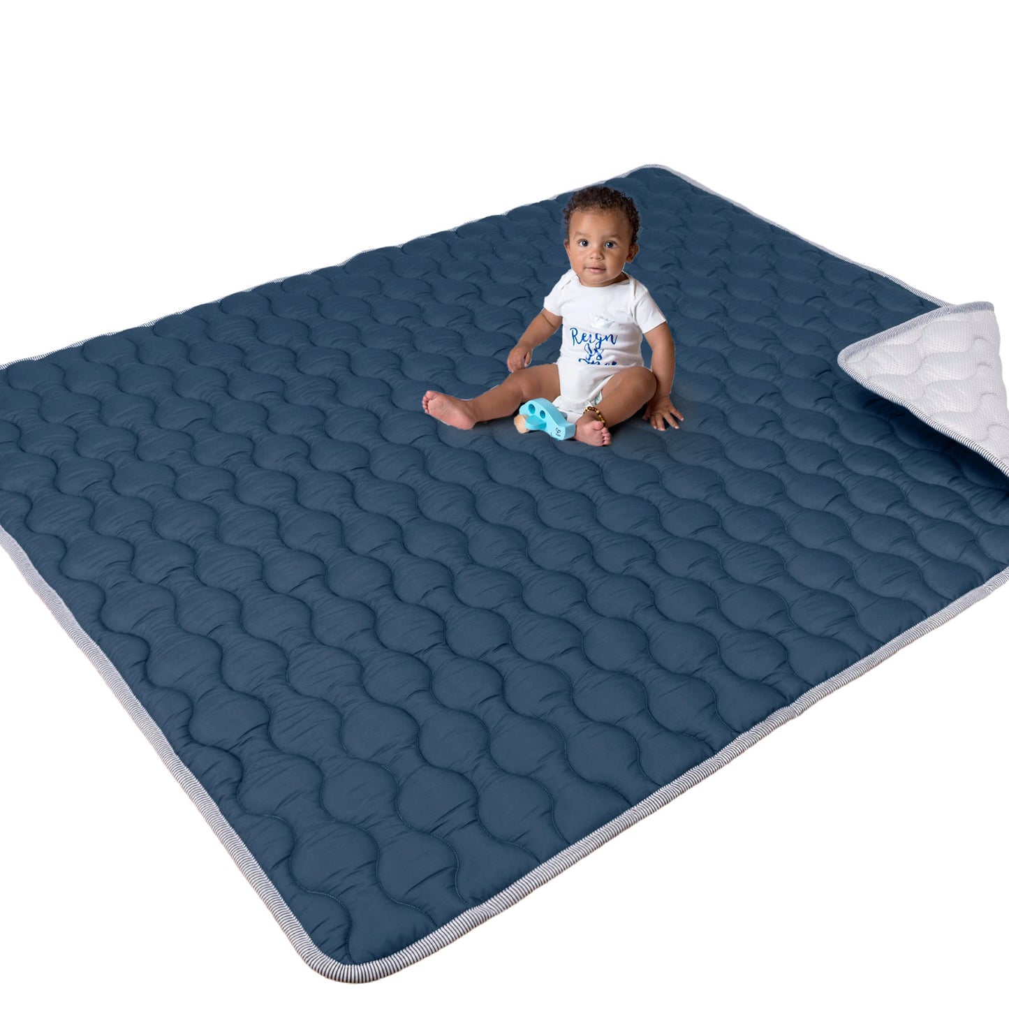 Beavtaens Baby Play Mat 71"*59" - Rainbow