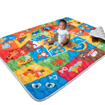 Beavtaens Baby Play Mat 71"*59" - Rainbow