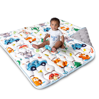 Beavtaens 50x50  Baby Play Mat (Animal Alphabets)