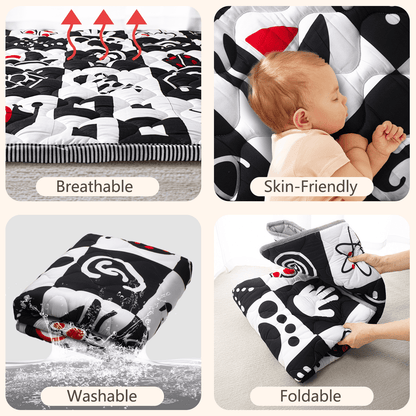 Beavtaens Baby Play Mat 71"*59" - High Contrast