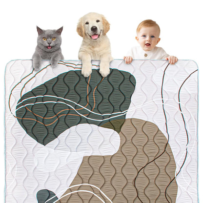 Beavtaens Baby Play Mat, Foam 50" X 50" Playpen Mat, Thick Crawling Portable Baby Floor Mat, Non-Slip, Machine Washable (Scandinavian)