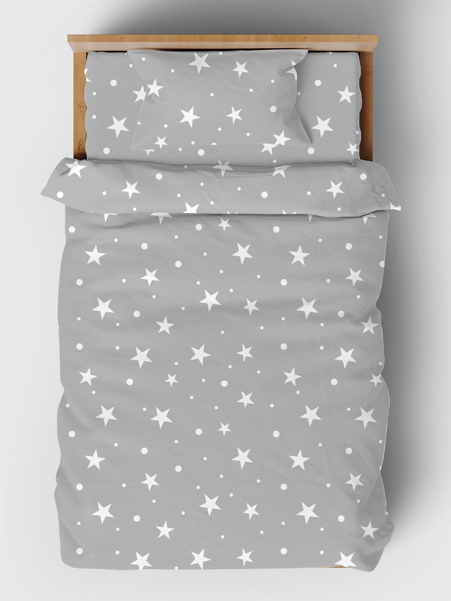 Beavtaens 4 Piece Toddler Bedding Set, Breathable and Soft Baby Sheet Set, Includes Quilted Comforter, Flat Sheet, Fitted Sheet and Pillowcase for Girls